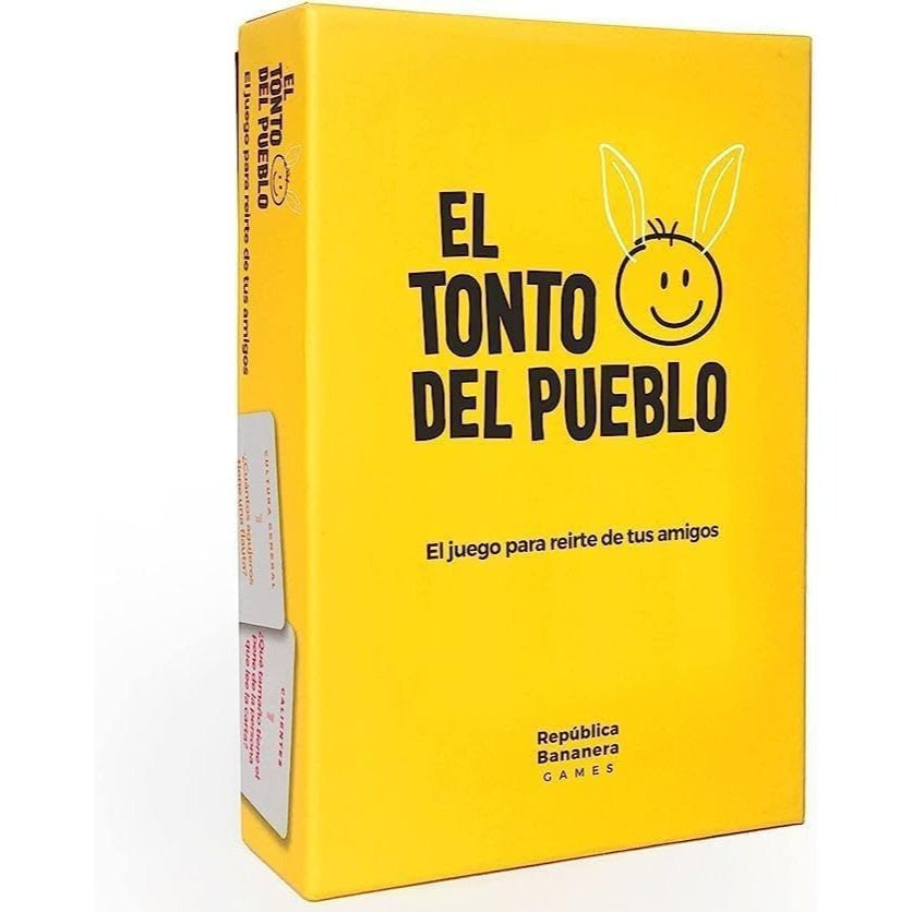 El Tonto del Pueblo - Juegos de Mesa - El Juego de Mesa para reírte de Tus Amigos - Cartas pizarras y rotuladores