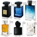 Colonia de feromonas para hombre, 1 botella, perfume de verano para hombre, con vainilla, pachulí y flor de azahar, enmascara el sudor corporal y los olores desagradables. Adecuada para eventos formales, colonia para el Día del Padre, regalo de Navidad, 3