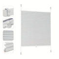 Persianas plisadas con cordón Sekey, aptas para - Cubiertas de ventana opacas sin taladro, de sujeción con abrazadera/tensadas, paneles de bloqueo con cordón para protección solar, sistema con cordón para dormitorios, persianas para el deslumbramiento