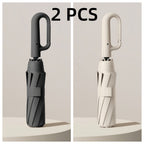 1 y 2 Especificaciones Opcionales, Paraguas Plegable con Hebilla Totalmente Automática, y Protección Solar, Adecuado Tanto para Hombres Como para Mujeres, Paraguas de Viaje, Con un Diámetro de 106cm/41.2 pulgadas Cuando Está Abierto, Robusto y Duradero, P