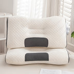 Paquete de 2 almohadas de cama, almohada delgada y suave, relleno de almohada multiusos, transpirable y que absorbe la humedad para dormir, suave y duradera, almohadas cómodas para dormitorio y sala de estar, apta para uso en todas las estaciones