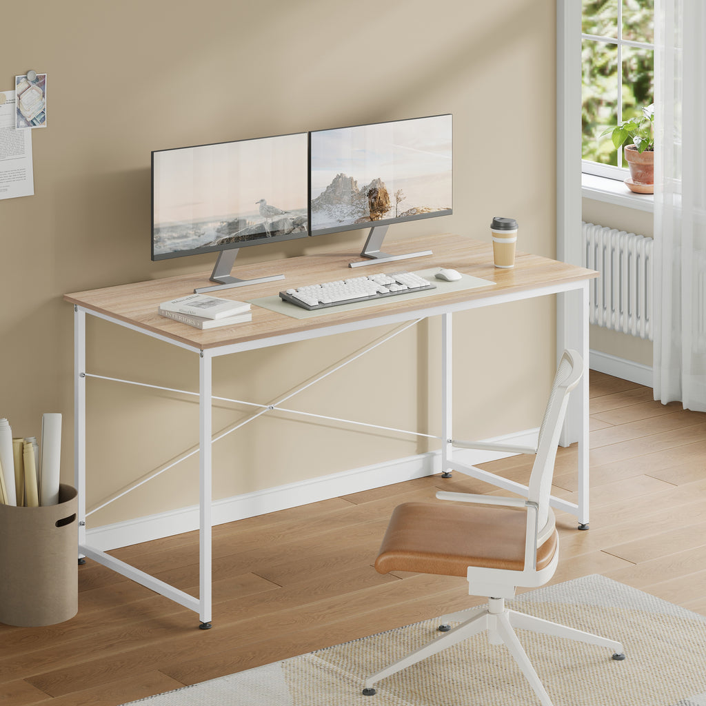 Escritorio | Escritorio de oficina ergonómico universal de 1 pieza para uso de oficina, altura ajustable con diseño ergonómico, tablero engrosado