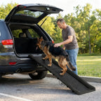 Rampa de seguridad para perros, rampa plegable para perros, 155X40 cm, con tela antideslizante y asas, rampa para perros, escalón para perros, rampa para mascotas, ayuda de acceso para perros/gatos/mascotas