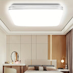 Lámpara de techo | Lámpara de techo LED cuadrada 18W 24W 36W 48W blanco frío 6500k, iluminación interior para dormitorio, sala de estar, cocina