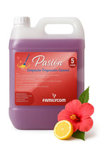 Fregasuelos Concentrado. Fregasuelos Perfumado Duradero. PH Neutro. Aroma Aloe Marsella y Pasión. 5 Litros