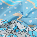 Juego de cama 4 piezas con funda elástica, (Funda de Edredón + Funda Protectora de Colchón + 1/2 Fundas de Almohada), Juego de Funda de Edredón 3-4 Piezas Estilo Nórdico de Color Sólido/Estampado, Ajustable para Camas de 90/105/135/150/180 cm, Regalo Navi