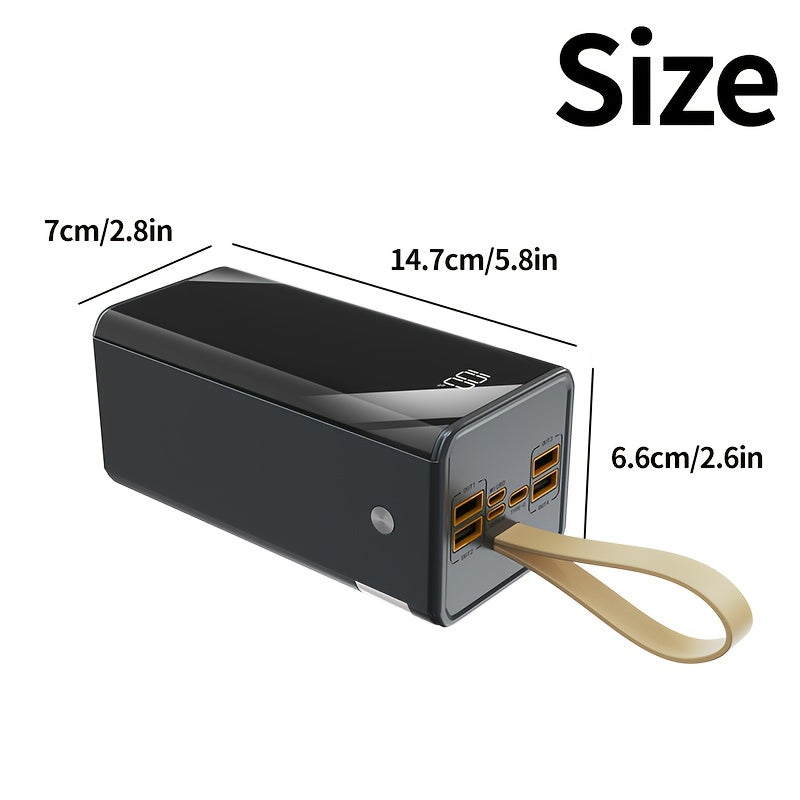 Power bank para carga durante viajes y uso diario | 80000mAh y 30W
