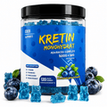 Gomitas de Monohidrato de Creatina, Sabor a Arándano sin Azúcar, 5000 mg por Porción con L-Taurina y Vitamina B12, Suplemento de Creatina Masticable de 120 Unidades para Hombres y Mujeres, No Requiere Mezcla, Soporte Diario para Entrenamiento