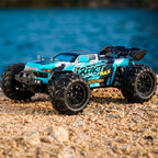 Vehículo todoterreno con motor sin escobillas Modelo Azul, Coche RC, Velocidad máxima 80 KM/H, No es un juguete, solo para jugadores/coleccionistas profesionales, Dedicado a competiciones deportivas, Batería de 40 minutos, 2.4Ghz, Apto para varios terreno