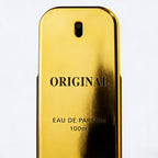 ORIGINAL Eau De Parfum 100ml - Fragancia Noble de Ámbar y Madera, Esencia Atemporal con Bergamota, Rosa y Sándalo, Perfume de Lujo en Botella Minimalista