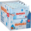 Toallitas Huggies Aqua Pure para Bebé - 99% Agua - 560 toallitas - PACK Especial 10 x 56 Toallitas Aqua Pure Huggies