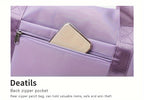 Bolso de mano de gran capacidad, equipaje de fin de semana ligero de nailon, bolsa de viaje portátil para gimnasio y almacenamiento