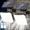 Luces solares LED para exterior 2 piezas | Jardín, pared y seguridad exterior
