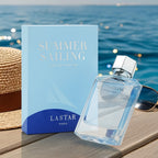 Perfume LASTAR de 50 ml para mujer y hombre - Aroma acuático a agua de mar con madera de cedro, pachulí y cítricos, fragancia de larga duración de 4 a 6 horas, empaque en caja de regalo, Eau de Toilette para uso diario, citas y desplazamientos, regalos