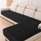 2 Piezas de Fundas Elegantes para Sofá Acolchadas en Franela - Protectores Muebles Suaves y Duraderos, Para Todo Clima, Amigables con las Mascotas, Lavable a Máquina para Sala, Dormitorio u Oficina | Textura Acolchada | Tapicería suave