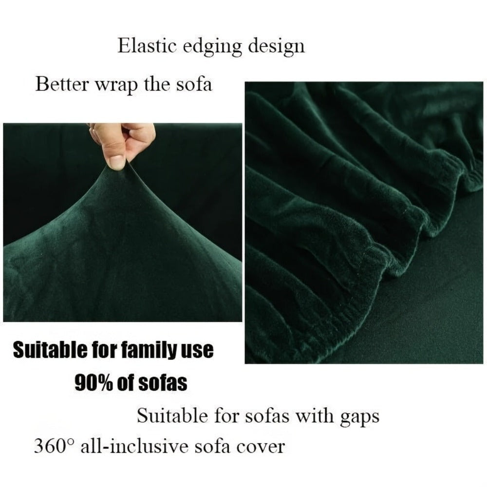 Fundas para sofá en forma de L, 2 piezas, protector de fundas para sofá seccional de 3+4 plazas - La solución perfecta para un salón elegante y chic