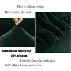 Fundas para sofá en forma de L, 2 piezas, protector de fundas para sofá seccional de 3+4 plazas - La solución perfecta para un salón elegante y chic