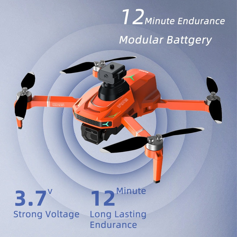 [ GD95 Dron Aéreo Profesional ] Diseño Plegable, Batería Dual de Larga Duración, Doble Cámara para Grabación, Mantenimiento de Altura y Giro de 360°, Ideal como Regalo de Navidad/Halloween o Cumpleaños para Novio