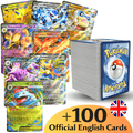 Cartas Pokémon: Paquete ULTRA +100 Cartas, Incluye 1 EX ULTRA RARA Brillante en Inglés - Conjunto Pokémon