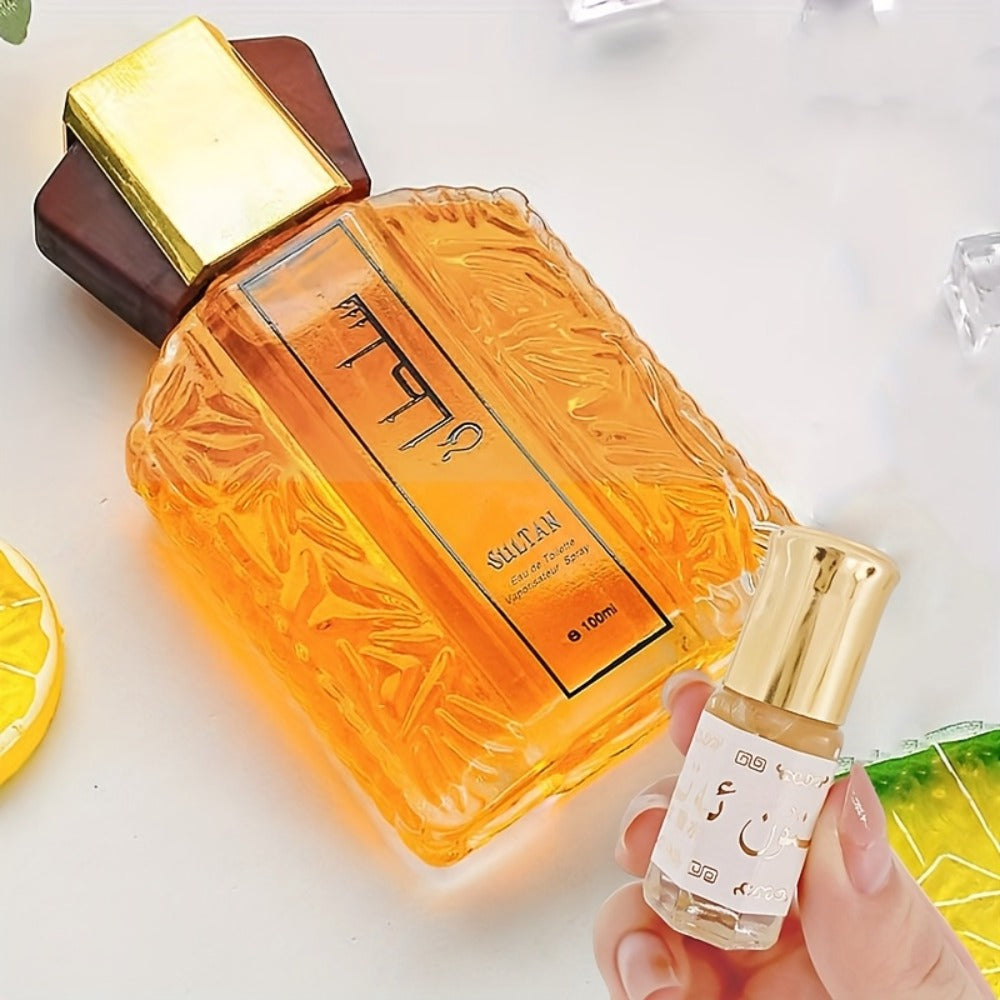 Perfume Floral Amaderado 100 ml + 3 ml, Perfume para Hombre, Perfume Romántico de Larga Duración, Diseño Hermoso, Forma Única, Regalos de Festividades, Muy Adecuado para la Vida Diaria y el Trabajo