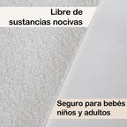 H HANSEL HOME Protector de Colchón de Rizo con Capa Impermeable de TPU, Funda colchon Cubrecolchón, Impermeable Confortable Ajustable Transpirable Blanco, Adaptable para Cama 90/135/150/180cm