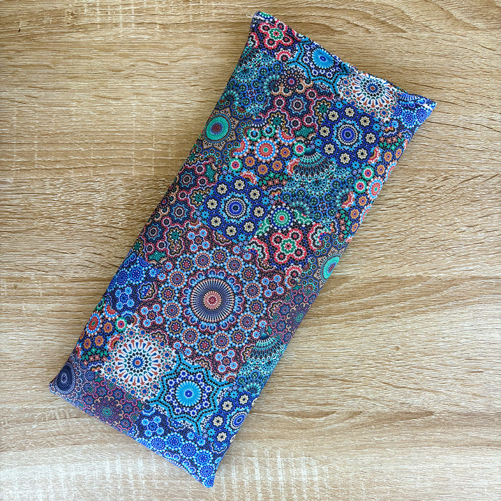 Bolsitas de semillas para microondas, 30 x 13 cm, multiusos, terapia de frío y calor para aliviar dolores musculares, menstruales y de cuello. Aptas para microondas y congelador. Hecho a mano. Terapia de frío y calor. Alivia calambres, cólicos y migrañas.