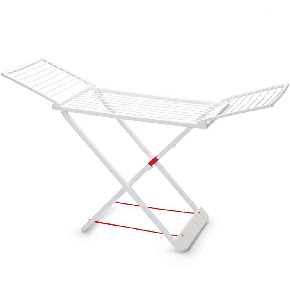 Tendedero Plegable con Alas, 20 Metros de Superficie de Tendido, Hecho de Resina Resistente al Sol y a la Intemperie, 180 x 108 x 55 cm - Dekohome