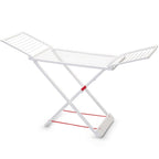 Tendedero Plegable con Alas, 20 Metros de Superficie de Tendido, Hecho de Resina Resistente al Sol y a la Intemperie, 180 x 108 x 55 cm - Dekohome