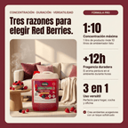 KIMIA - Ambientador de Hogar Red Berries 5L | Perfumador Cocentrado con Fragancia Duradera a Frutos Rojos | Para Cualquier Estancia de Casa, Coche y Oficina | Fórmula Concentrada | Ambiente Fresco y Perfumado