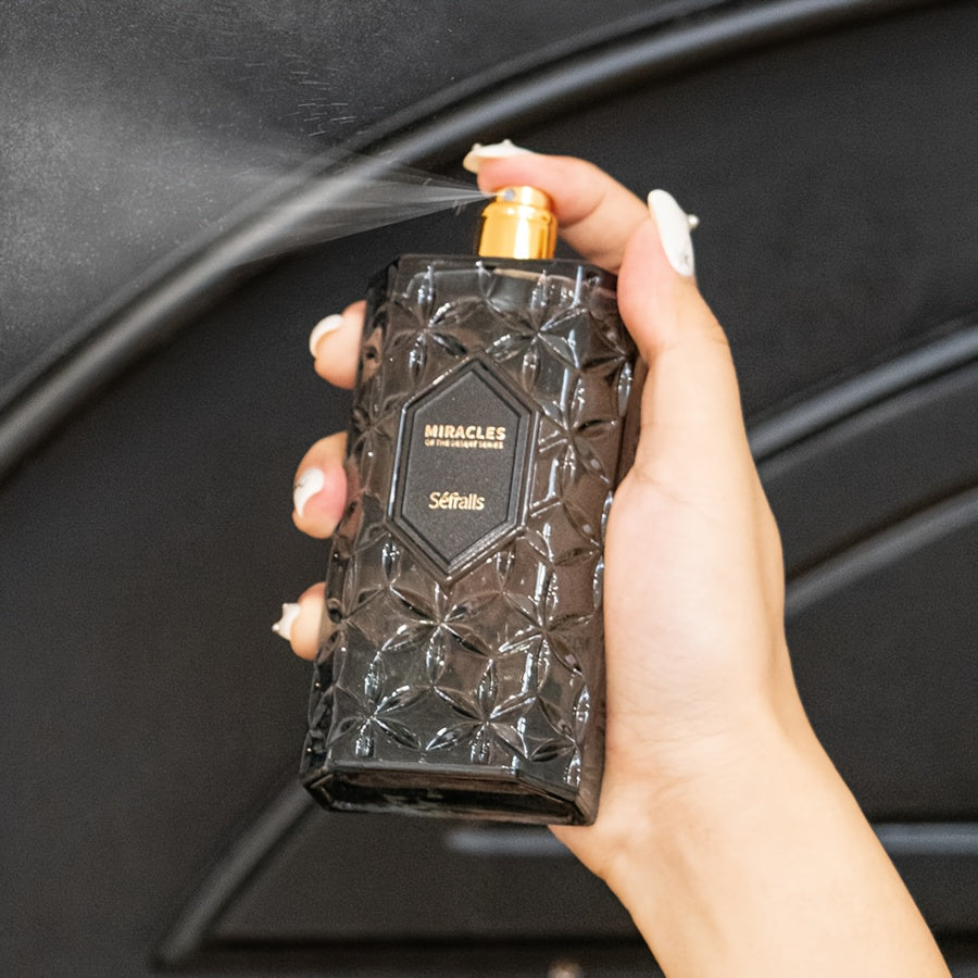 NOIR WOOD NIGHTPERFUME Fragancia AMADERA NOCTURNA 100ml/3.4Fl.Oz Aroma Amaderado, Perfumes de Lujo, Amaderado Fresco, Larga Duración, Fresco, Suave y Confortante, Fragancia Signatura, GRACEFUL FRAGRANCE