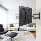 Soporte de pared para TV ajustable de 22KG con soporte de pantalla giratorio y inclinable, máximo VESA 400X400, adecuado para TVs y monitores de 14-55 pulgadas (modelo NS-117B-2)