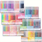 Bolígrafos y rotuladores | Set de Bolígrafos de Escritura a Mano de 168 COLORES con Colores Intensos, Ideal para Cuadernos, Pintura, para Tomar