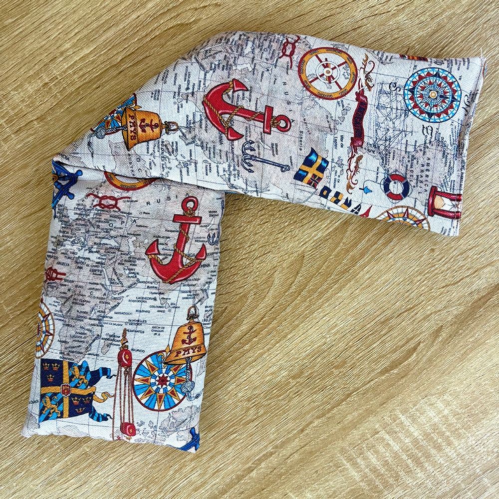Bolsas térmicas de semillas para microondas, tamaño 50×12 cm, bolsas multifuncionales de terapia fría y calor, aptas para calentar en microondas y enfriar en nevera.