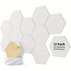 Paneles Acústicos Hexagonales Autoadhesivos, Sonic Acoustics 12 Piezas