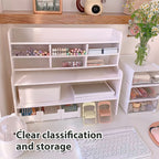 Organizador de escritorio multinivel para archivos papelería y oficina | diseño funcional