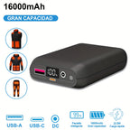 Power bank para carga durante viajes y uso diario | 16000mAh y 22.5W