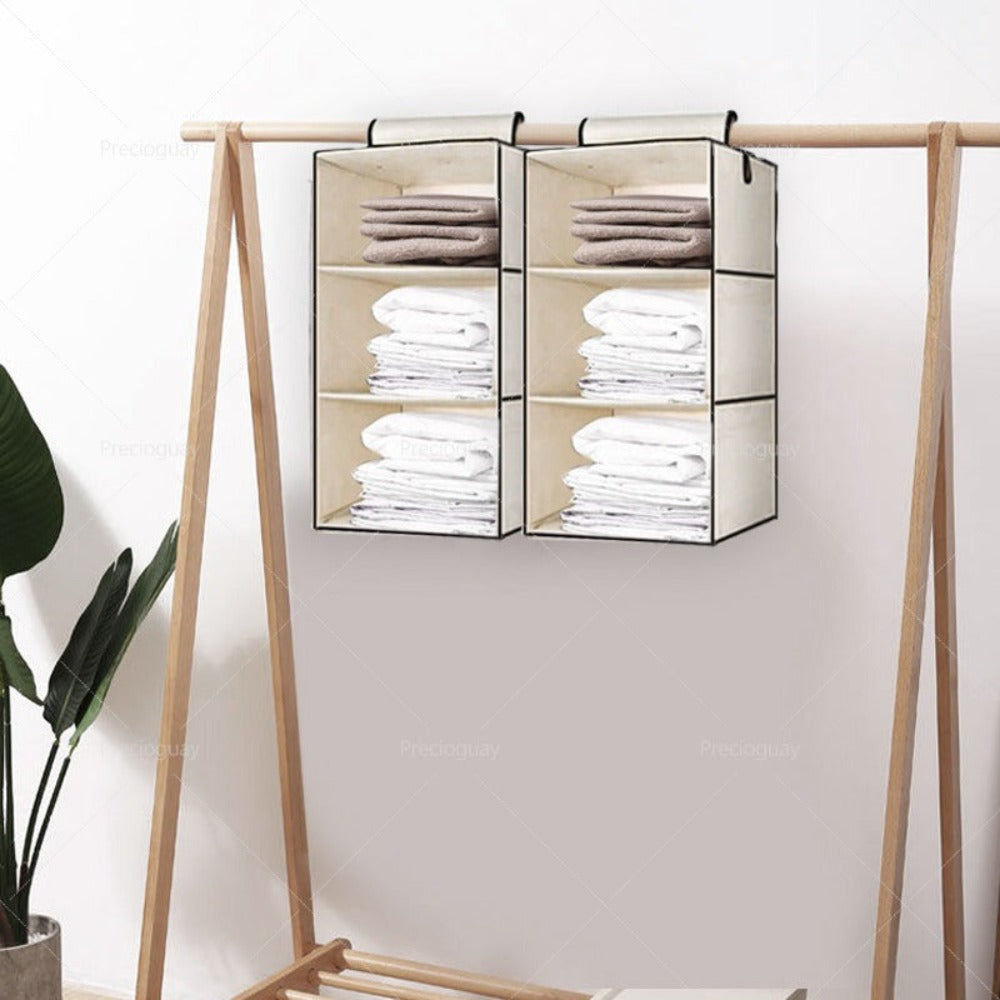 El estante organizador se puede plegar y almacenar, bolsa de almacenamiento portátil no tejida para zapatos, ropa y ropa interior, 2 capas, 3 capas, 4 capas, 5 capas.
