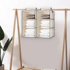 El estante organizador se puede plegar y almacenar, bolsa de almacenamiento portátil no tejida para zapatos, ropa y ropa interior, 2 capas, 3 capas, 4 capas, 5 capas.