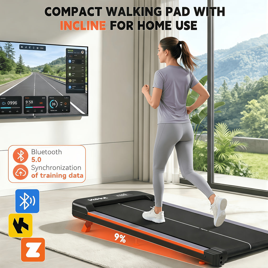 Andador para debajo del escritorio, operación conveniente con control remoto, pantalla LED, no requiere instalación, adecuado para fitness en casa, relajación en la oficina, sin batería