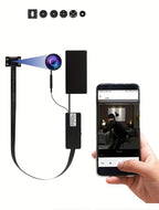 Cámara Inalámbrica HD 1080P Portátil con Control Remoto a Través de la App Móvil, Grabación de Audio y Video, Fácil de Usar, Expandible con Tarjeta TF, Grabación en Bucle, Ideal para Seguridad en el Hogar, Deportes, Investigaciones, Registros de Aprendiza