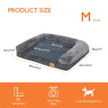 Cama duradera para perro grande: Cama tipo sofá acogedora jumbo extragrande para perro, espuma de esponja ortopédica, funda extraíble y lavable, para uso en invierno y verano