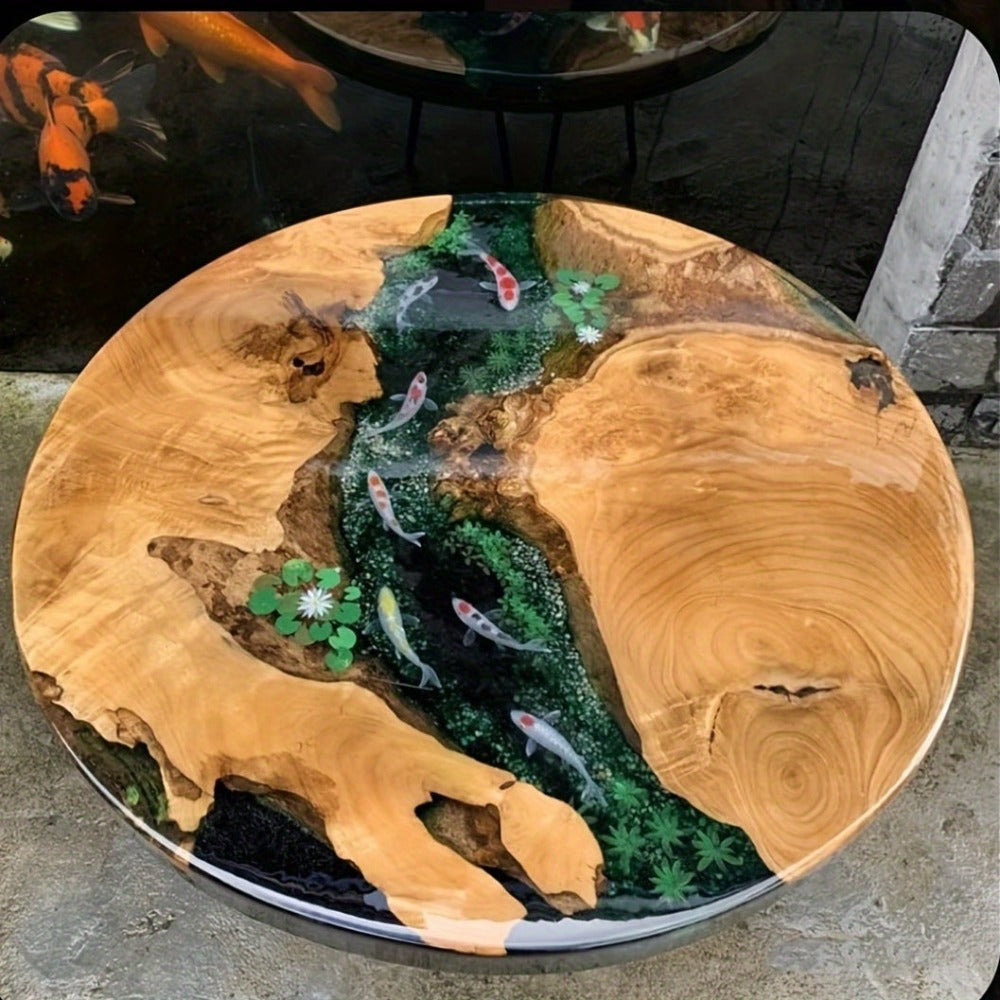 Moldes de resina extra grandes de gran tamaño, molde de silicona de resina para tablero de charcutería de 35.56cm, molde redondo grande de resina, molde de mesa de resina, molde de resina epoxi para mesa de río, tablero de charcutería, tabla de cortar, de