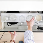 Estante de Especias Expandible, Estante de Metal Multifuncional, Estante de Almacenamiento Retráctil para Varios Botellas y Frascos en la Cocina - Estante de Platos de Un Solo Nivel, Orden y Arreglo, Uso Multiusos, Regalo Perfecto para el Día del Padre