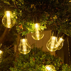 Guirnalda LED solar de ocho modos | Para jardín, camping y fiestas