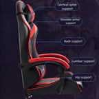 Silla Gaming para Escritorio, Oficina y Juegos Online Giratoria. Silla Cmoda de Altura Ajustable para Gaming ergonmica, de piel sintética. Silla racing de gaming videojuegos y de oficina. Es ergonmica y con diseño moderno (S001 7499 8499 )