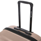 Maleta Rígida de 24" 65 × 44 × 25 Cm / Color Champán / Equipaje Resistente a Daños / ASA TELESCÓPICA / 4 Ruedas Dobles de 360° / Cerradura con Código / Asas Laterales y Superiores HAWFINCH