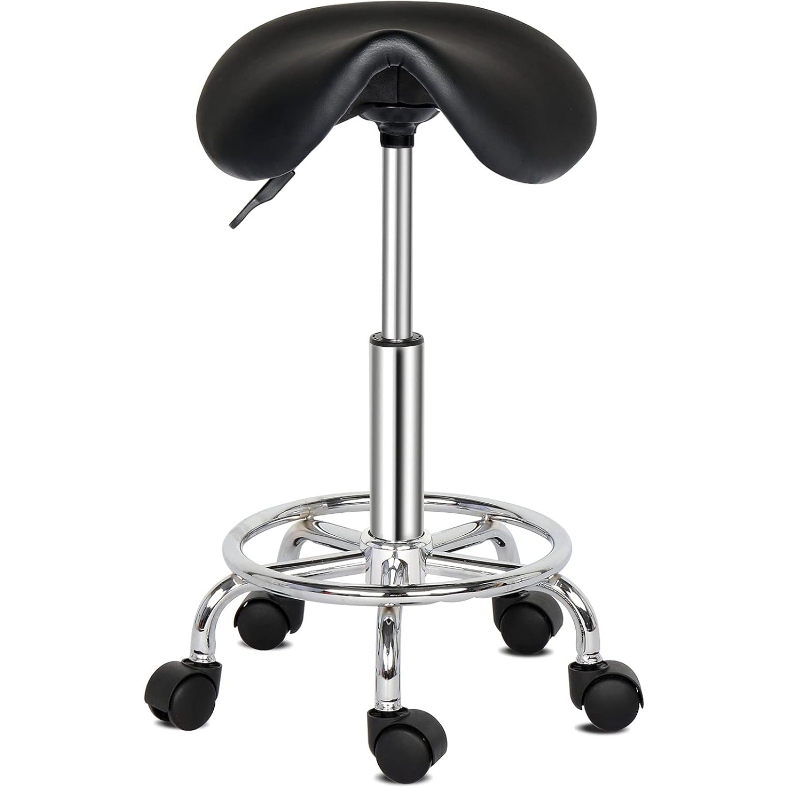Bonnlo Taburete | Altura Ajustable, Giro de 360°, Taburete de Trabajo para Oficina, Salón, Bar