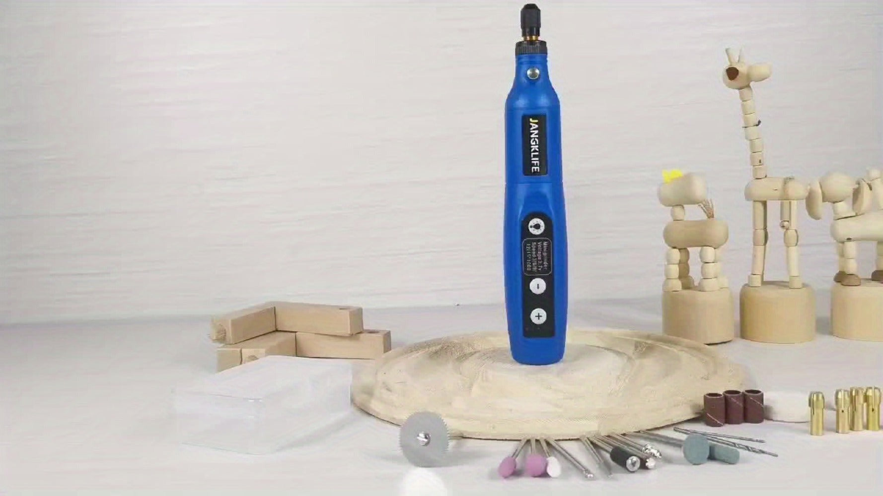 Juego de herramientas mini para pulir, juego de herramientas rotativas, accesorios para herramientas rotativas, multiherramienta rotativa de 5 velocidades para proyectos DIY