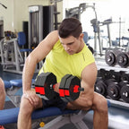 Juego de mancuernas ajustables,Forma Octogonal, pesas ajustables y agarre cómodo, equipo de entrenamiento para entrenamientos versátiles en casa y gimnasio, unisex