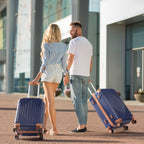 Juego de 3 Maletas de Carcasa Dura con Ruedas Giratorias - Maletas de Mano Ligeras para Hombres y Mujeres, Juego de Equipaje de Viaje Duradero (Incluye Tamaño de Cabina)